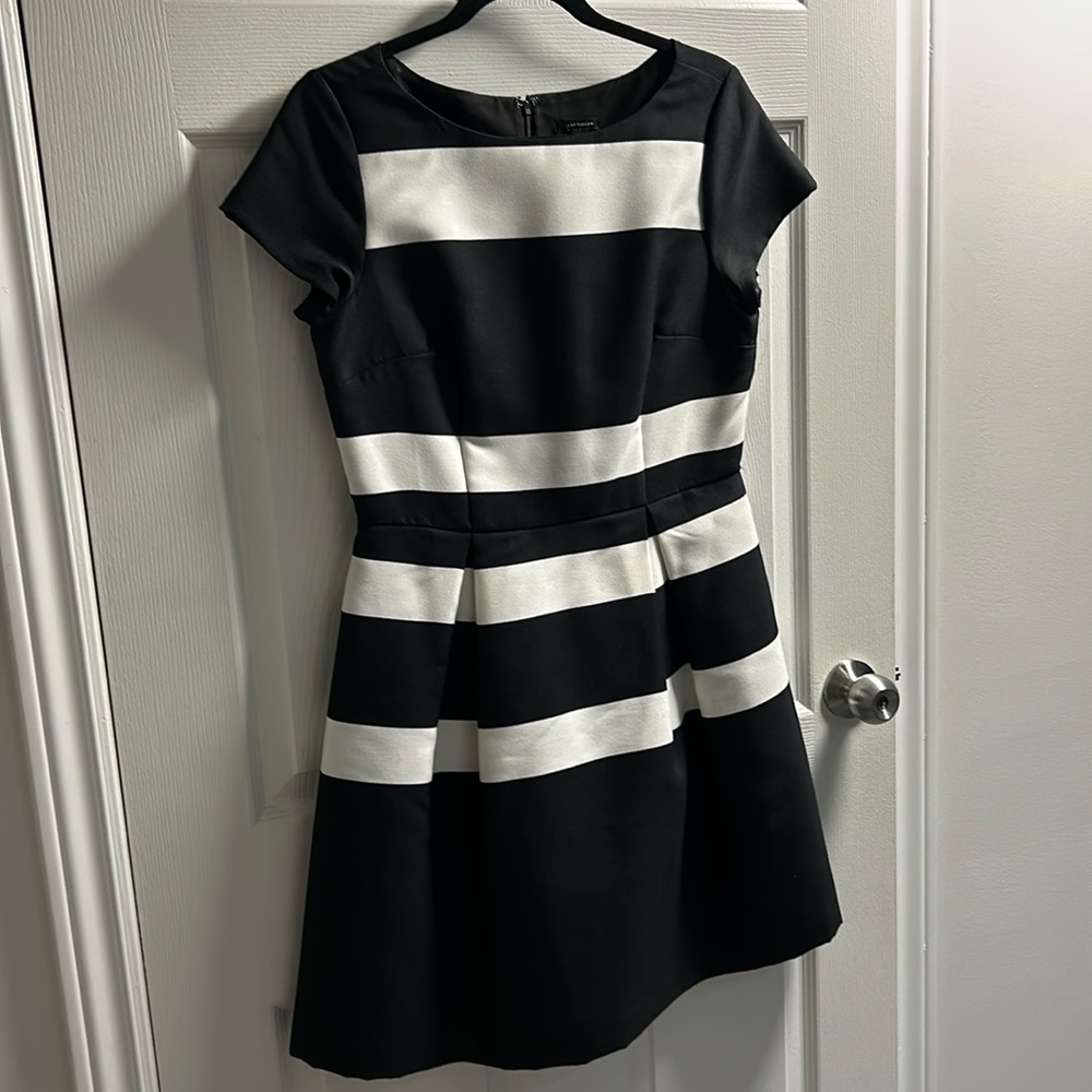 A-line, colour block dress